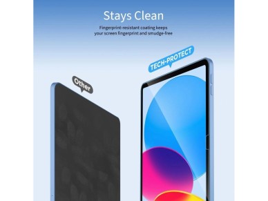 Tech-Protect Glass Fit+, pacote com 2 vidros temperados para Lenovo Idea Tab 11.0 TB-336 - transpare