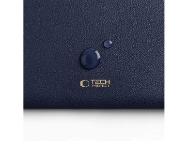 Bolsa de forro polar Tech-Protect para port�til de 13-14 pulgadas, color azul