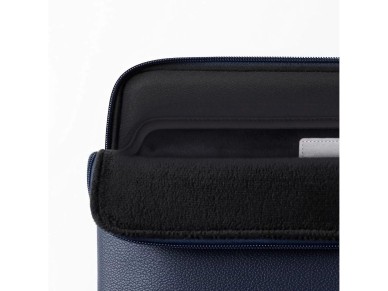 Bolsa de forro polar Tech-Protect para port�til de 13-14 pulgadas, color azul