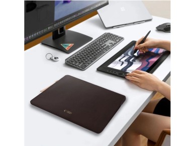 Tech-Protect Fleece Laptop Bag 13-14" - Brown Tech-Protect Fleece Laptop Bag 13-14" - Brown