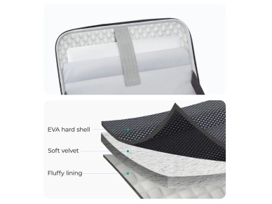 Capa t�tica para laptop Tech-Protect Ranger-X de 15-16" - Preta