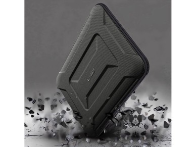 Capa t�tica para laptop Tech-Protect Ranger-X de 15-16" - Preta