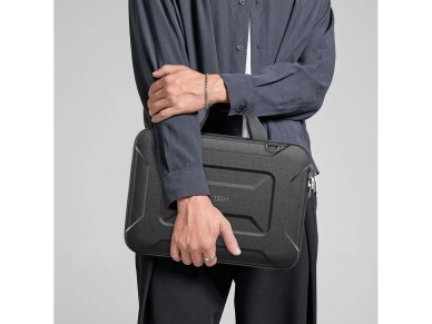 Capa t�tica para laptop Tech-Protect Ranger-X de 13-14" - Preta