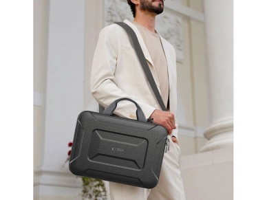 Capa t�tica para laptop Tech-Protect Ranger-X de 13-14" - Preta