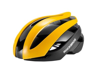 Casco de bicicleta Rockbros 10110004006, talla M, amarillo y negro Casco de bicicleta Rockbros 10110004006, talla M, amarillo y negro