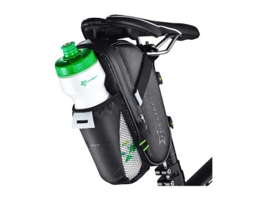 Rockbros C7-1 bolsa de bicicleta impermeável com suporte para selim 1,5 l - preta Rockbros C7-1 bolsa de bicicleta impermeável com suporte para selim 1,5 l - preta