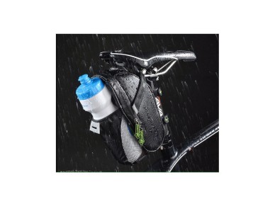 Rockbros C7-1 bolsa de bicicleta impermeável com suporte para selim 1,5 l - preta Rockbros C7-1 bolsa de bicicleta impermeável com suporte para selim 1,5 l - preta