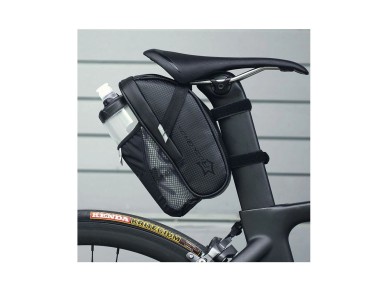 Rockbros C7-1 bolsa de bicicleta impermeável com suporte para selim 1,5 l - preta Rockbros C7-1 bolsa de bicicleta impermeável com suporte para selim 1,5 l - preta