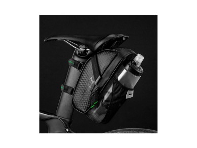 Rockbros C7-1 bolsa de bicicleta impermeável com suporte para selim 1,5 l - preta Rockbros C7-1 bolsa de bicicleta impermeável com suporte para selim 1,5 l - preta