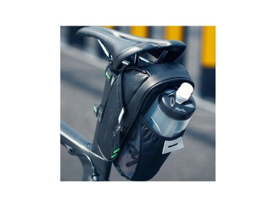 Rockbros C7-1 bolsa de bicicleta impermeável com suporte para selim 1,5 l - preta Rockbros C7-1 bolsa de bicicleta impermeável com suporte para selim 1,5 l - preta