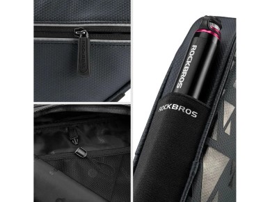Rockbros B39-2 waterproof bicycle bag for frame - black