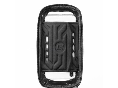 Bolsa de bicicleta Rockbros B68 para quadro blindado com bolso para celular e capa 1,7l - preta