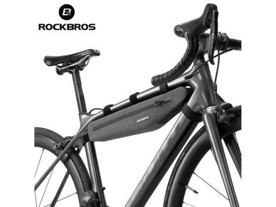 Bolsa impermeable para cuadro de bicicleta Rockbros AS-052 (gris)