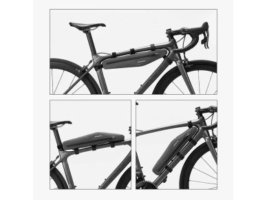 Bolsa impermeable para cuadro de bicicleta Rockbros AS-052 (gris)