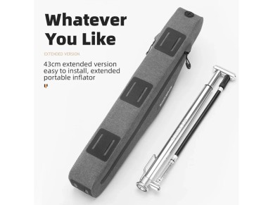 Bolsa impermeable para cuadro de bicicleta Rockbros AS-052 (gris)