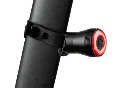 Luz traseira para bicicleta Rockbros Q5 com sistema de parada inteligente - Preto
