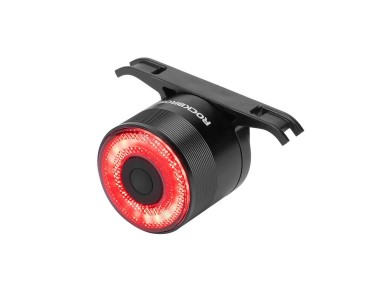 Luz traseira para bicicleta Rockbros Q3 com sistema Smart Stop - Preto