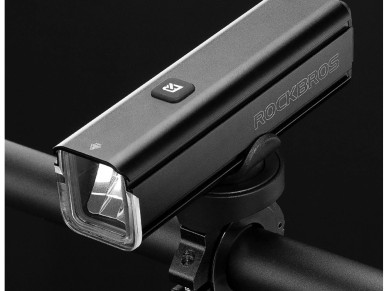 Rockbros 24610002001 luz frontal de bicicleta 1000 lm + cabo USB-C - USB-A - preto