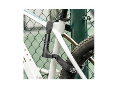 Cadeado de bicicleta Rockbros 3230002001 com combina��o e chave - preto