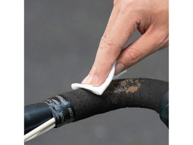 Cinta de manillar Rockbros de silicona perforada - Negra