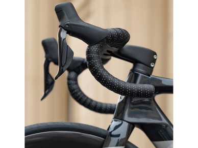 Cinta de manillar Rockbros de silicona perforada - Negra