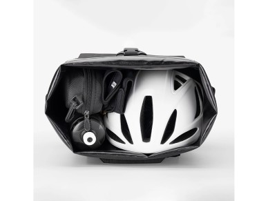 Rockbros Bike Bag with Backpack Function, Waterproof, with Helmet Attachment 18l - Black