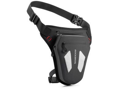 Bolsa para motocicleta Rockbros para perna, coxa, cintura e ombro - Preta