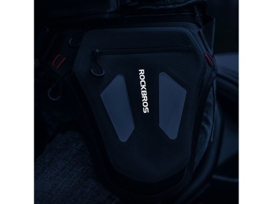 Bolsa para motocicleta Rockbros para perna, coxa, cintura e ombro - Preta