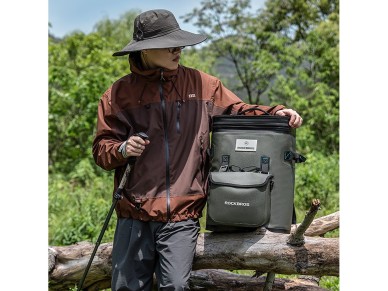 Mochila t�rmica Rockbros com isolamento t�rmico, 20 litros - Verde