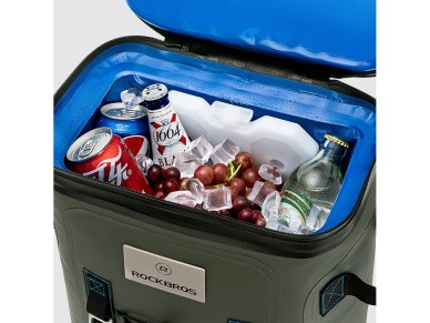 Mochila t�rmica Rockbros com isolamento t�rmico, 20 litros - Verde