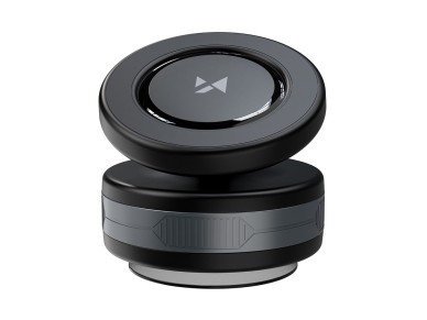Soporte para coche Wozinsky WUSQ-01 con cargador Qi compatible con MagSafe - Negro