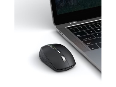 Rat�n inal�mbrico Wozinsky WMGK-1132 con retroiluminaci�n RGB - Negro