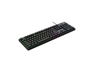 Teclado gamer Wozinsky WKG-200 com membrana e roda de rolagem - preto