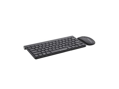 Wozinsky Wireless Keyboard + Compact Mouse Set - Black