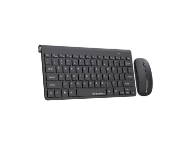 Wozinsky Wireless Keyboard + Compact Mouse Set - Black