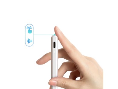 Caneta Stylus Wozinsky WRA-08 para iPad com Carregamento R�pido USB-C - Branca