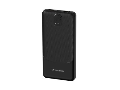 Bateria Externa Wozinsky Wpower WPBBK-2 10000mAh - Preta Bateria Externa Wozinsky Wpower WPBBK-2 10000mAh - Preta