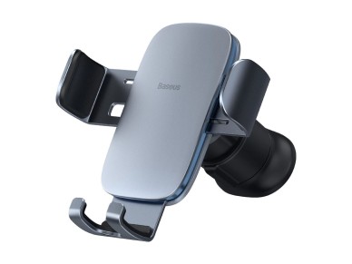 Suporte de telefone gravitacional para carro Baseus Metal Age II para grade de ventilação cinza escu Suporte de telefone gravitacional para carro Baseus Metal Age II para grade de ventilação cinza escu