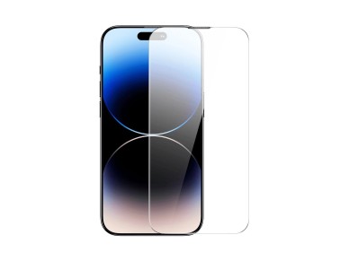 Baseus Vidro Temperado Tela Cheia para iPhone 14 Pro Max com Capa para Alto-falante 0,4mm + Kit de M Baseus Vidro Temperado Tela Cheia para iPhone 14 Pro Max com Capa para Alto-falante 0,4mm + Kit de M