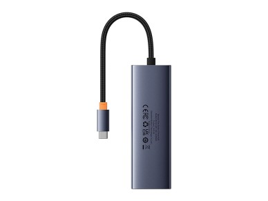Baseus UltraJoy 4in1 USB-C Hub 3 x USB-A 3.0 + RJ45 - Gray