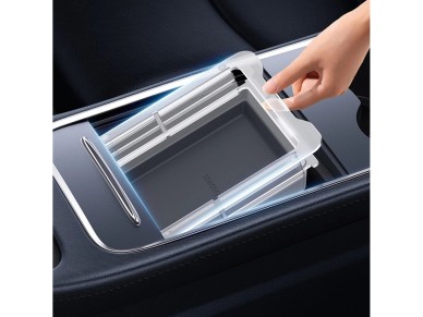 Baseus T-Space Series car organizer for Tesla Model 3 / Y - gray Baseus T-Space Series car organizer for Tesla Model 3 / Y - gray