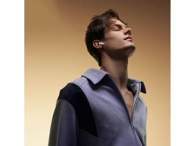 Fones de ouvido intra-auriculares sem fio Baseus Bowie M2s Ultra TWS com tela interativa - Branco