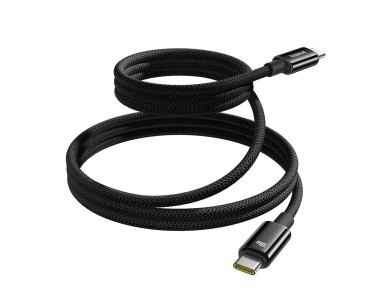 Cabo magnético USB-C/USB-C Baseus Tungsten Gold 100W 1m - preto