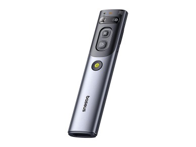 Baseus Orange Dot Laser Pointer with AI and Automatic Translation - Gray (with battery)