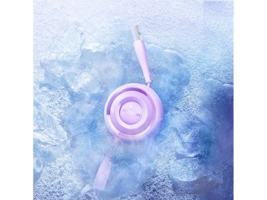 Cabo retr�til 3 em 1 Joyroom Colorful Series S-A40 USB-A - USB-C / Lightning / Micro USB 1m - Roxo