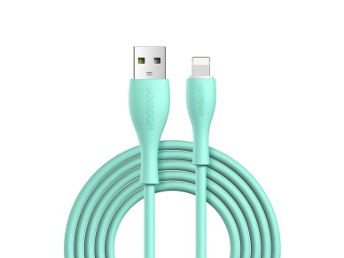 Joyroom Bowling Data Cable S-2030M8 USB-A / Lightning 3A 2m - green Joyroom Bowling Data Cable S-2030M8 USB-A / Lightning 3A 2m - green