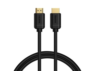 Baseus cable HDMI 2.0 cable 4K 60 Hz 3D HDR 18 Gbps 1 m black (CAKGQ-A01) Baseus cable HDMI 2.0 cable 4K 60 Hz 3D HDR 18 Gbps 1 m black (CAKGQ-A01)