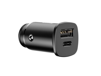 Cargador inteligente para coche Baseus Square PPS con puertos USB Quick Charge 4.0 QC 4.0 y USB-C PD