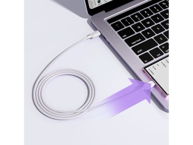 Cable USB-C Joyroom S-A14 - USB-C 60W 1,2 m - Blanco Cable USB-C Joyroom S-A14 - USB-C 60W 1,2 m - Blanco
