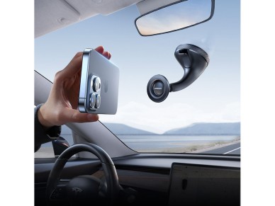 Suporte magn�tico para carro Joyroom JR-ZS406 para para-brisa/painel de instrumentos - preto